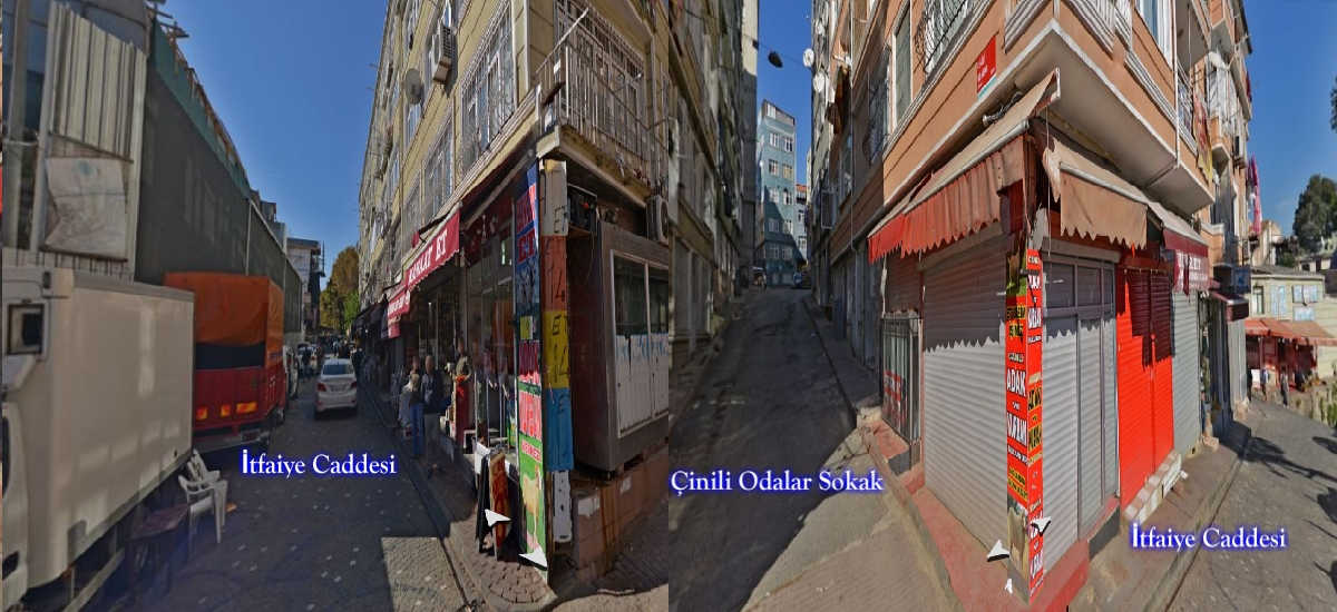 çinili odalar sokak